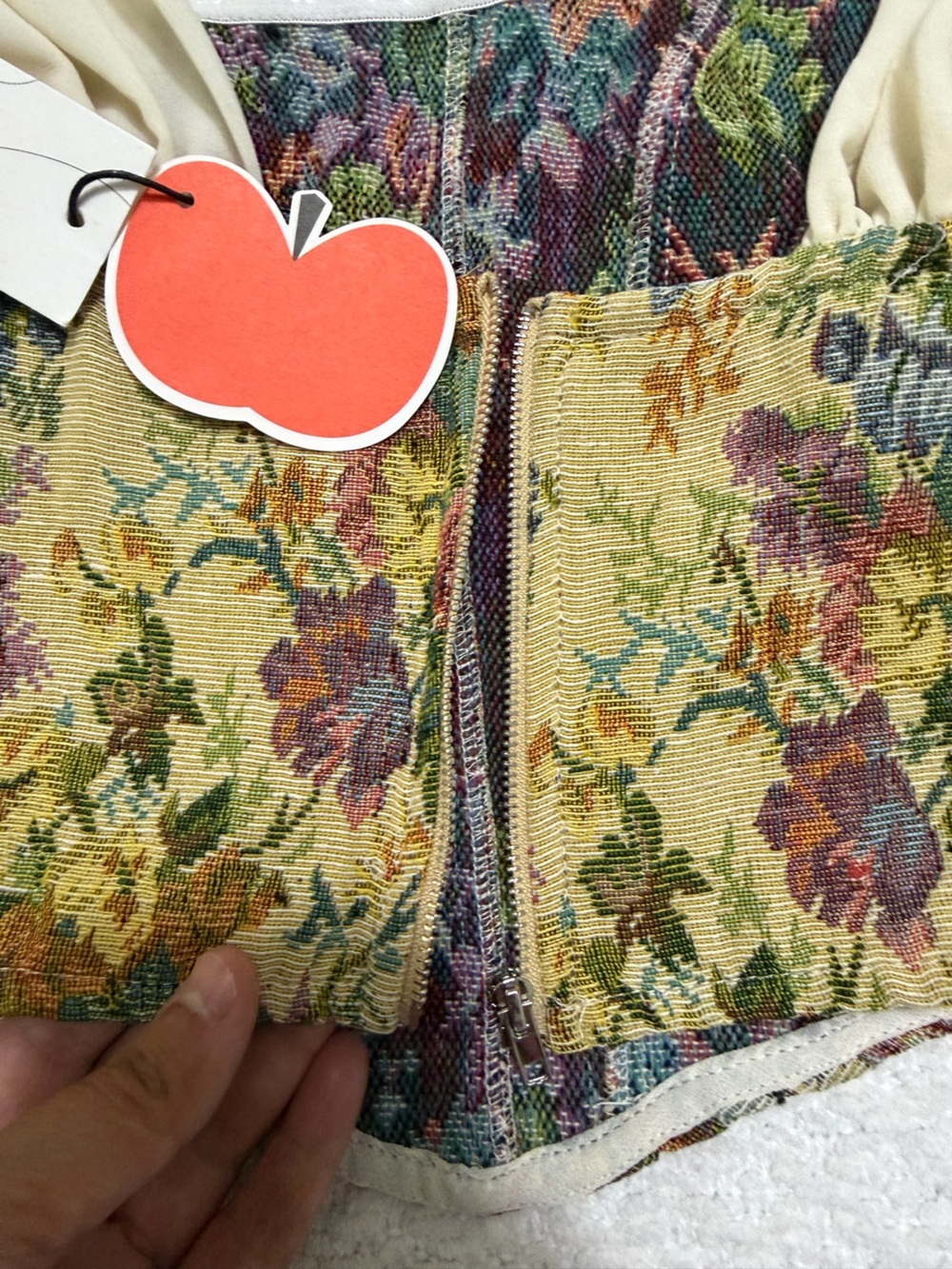 Cider Floral Off Shoulder Corset Top Women’s Size Large NWT - Picture 11 of 12